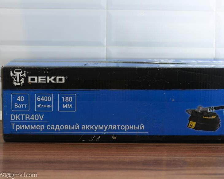 Обзор аккумуляторного триммера Deko DKRT40V: на страже вашего сада!