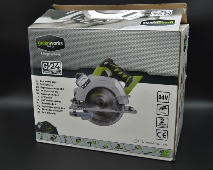Циркулярная пила GreenWorks G24CS: долой провода!