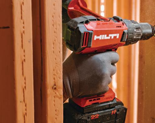 Производитель Hilti выпустил аккумуляторную дрель